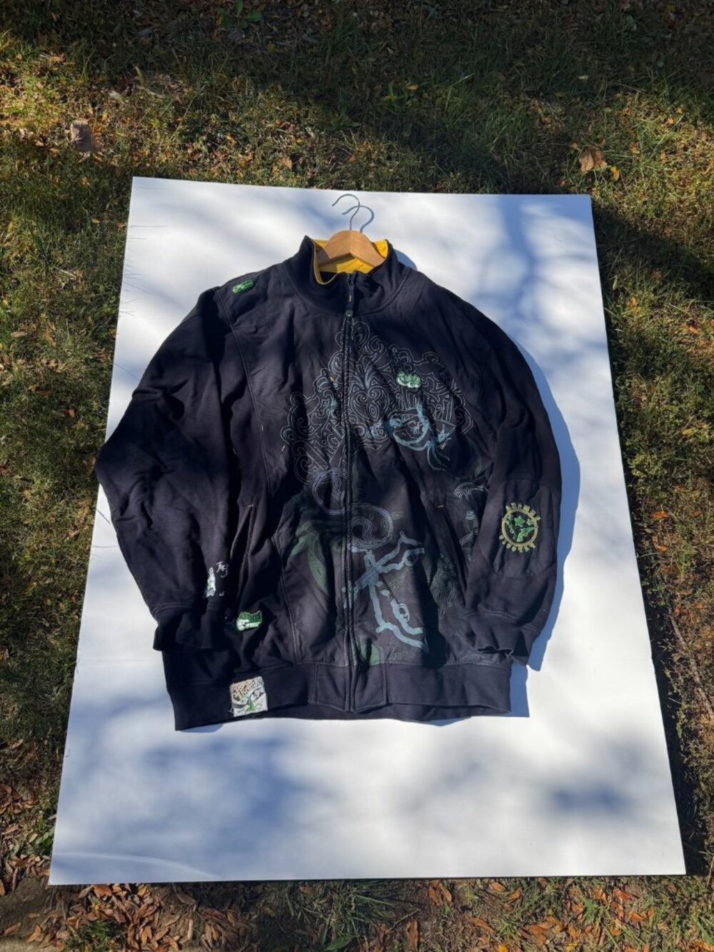 Akademiks 2000s Embroidered Full-Zip Fleece Jacket